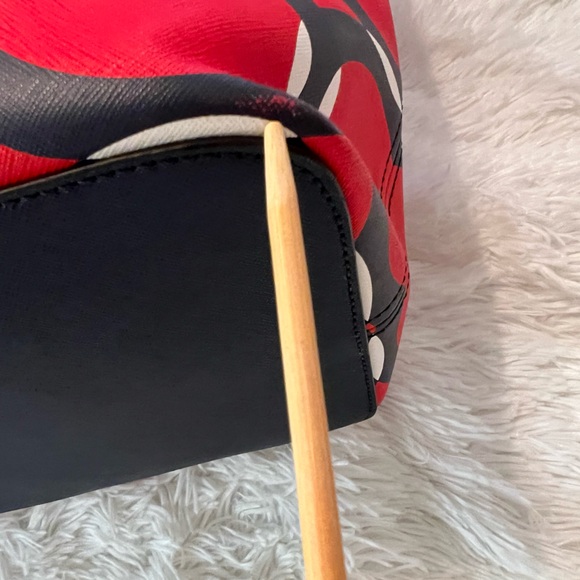 🎉HP🎉Michael Kors Jet Set Travel Deco Leather Shoulder Tote Handbag - Picture 11 of 15